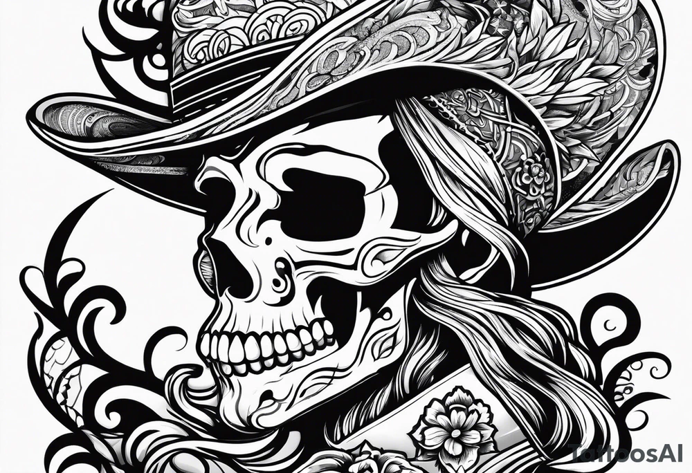 Rock a billy tattoo idea