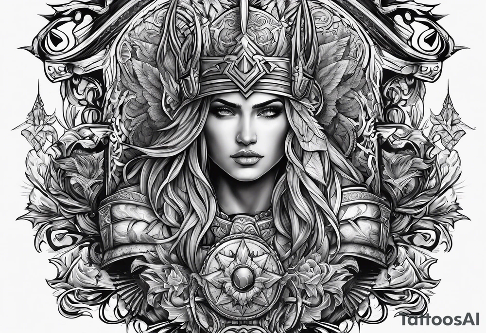 Valhalla word tattoo idea