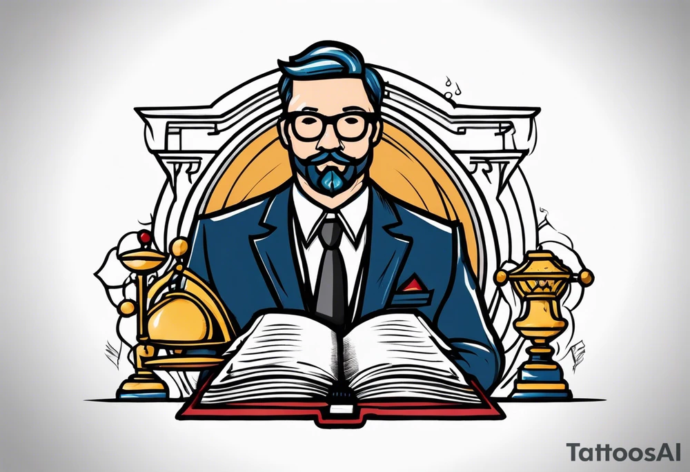 lawyer tattoo idea
