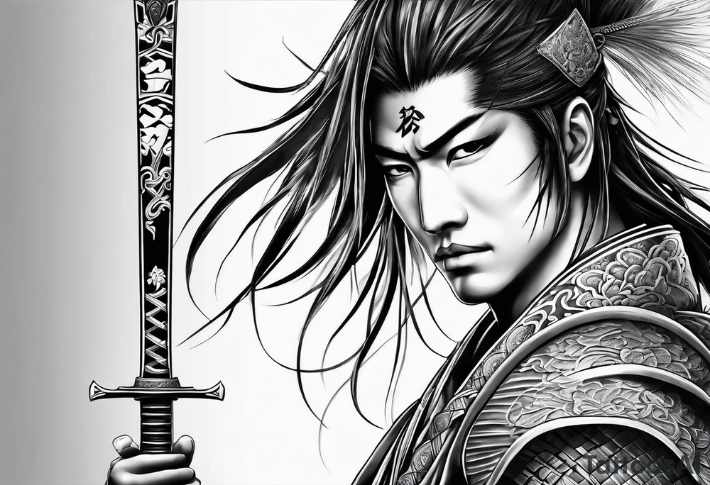 Samurai sword's tattoo idea