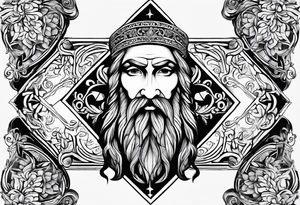 Greek Orthodox mythology tattoo idea