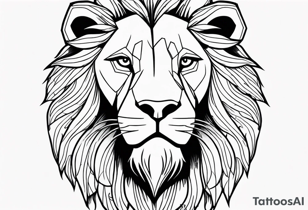 lion king tattoo idea