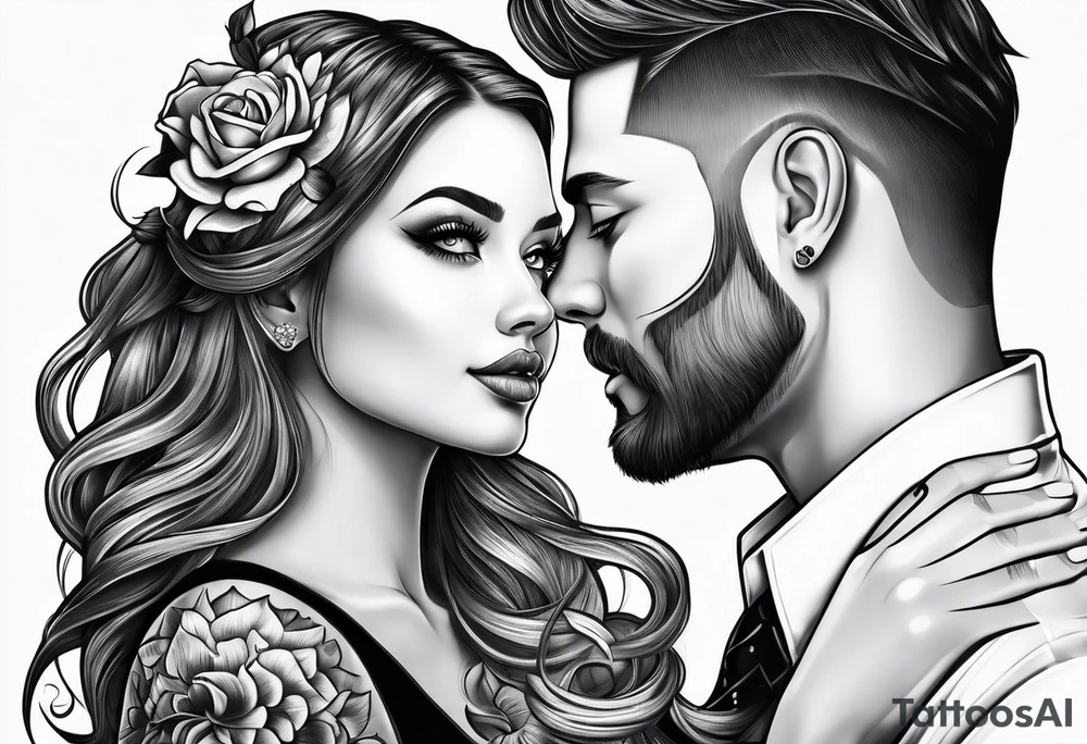 Father daughter tattoo idea