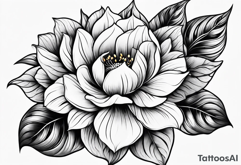 flower tattoo idea