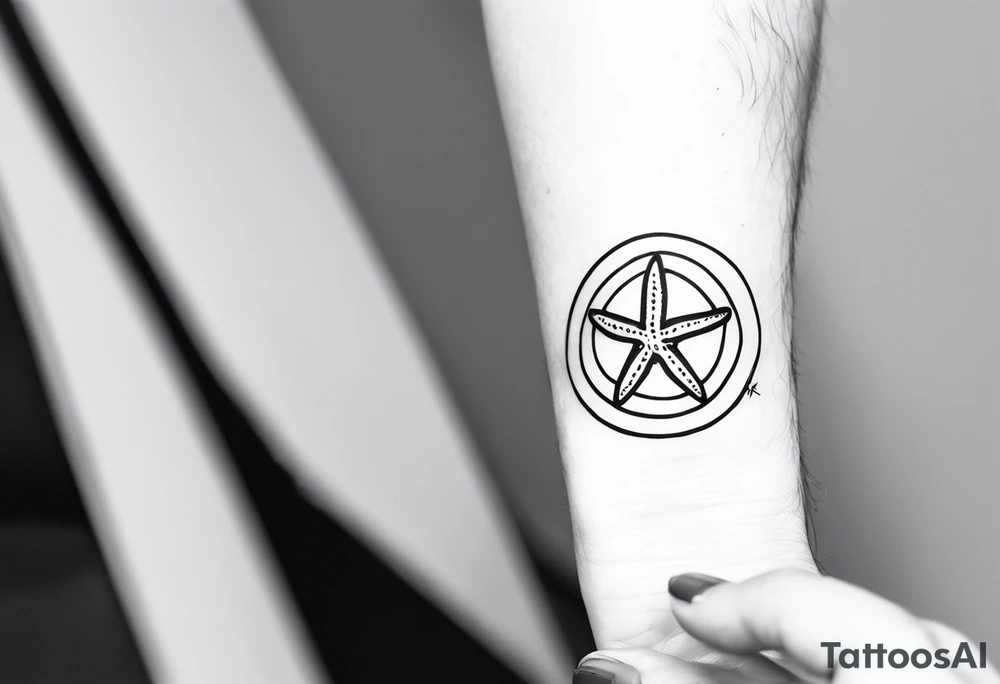 Shell/starfish bracelet tattoo idea