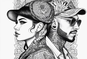Him and I tattoo idea
