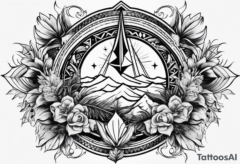 elegant dainty spiritual moon sun arrow spine tattoo tattoo idea