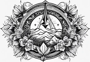 elegant dainty spiritual moon sun arrow spine tattoo tattoo idea