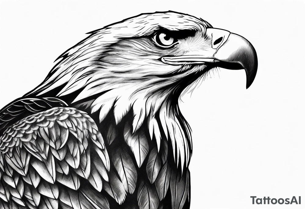 Eagle holding a lion tattoo idea