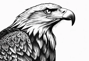 Eagle holding a lion tattoo idea