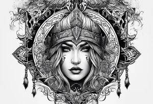 Valhalla mist fog tattoo idea