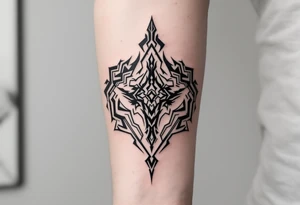 corbeau tribal tattoo idea