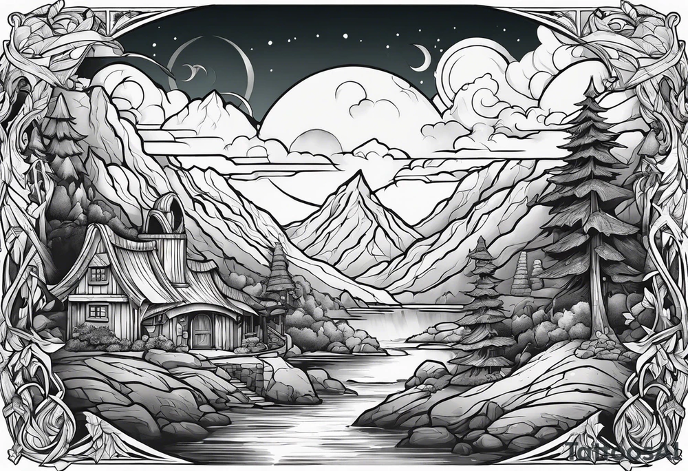 The hobbit tattoo idea