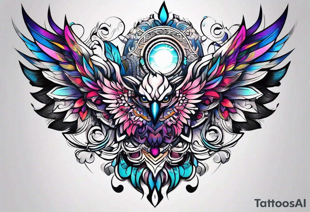 AI generated AI tattoo idea