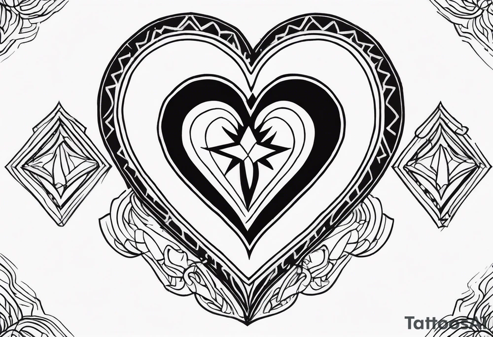 SACRED HEART tattoo idea