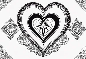 SACRED HEART tattoo idea