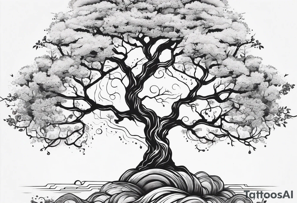 family tree tattoo idea