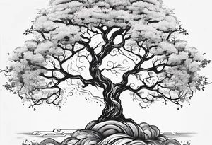family tree tattoo idea