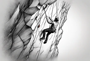 Indoor climbing idea tattoo idea