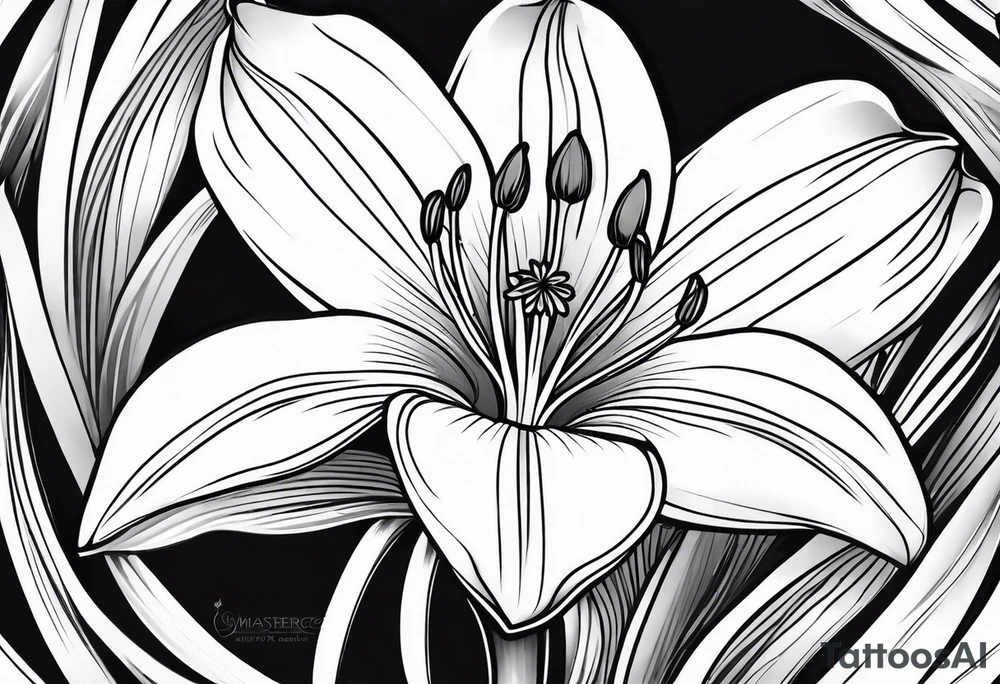 Snowdrop flower tattoo idea