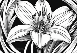 Snowdrop flower tattoo idea