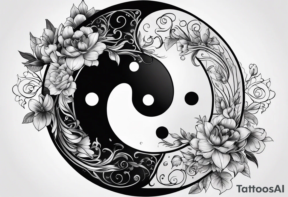 Ying Yang tattoo idea