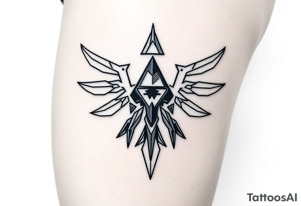 Testosterone injection site with zelda tattoo idea