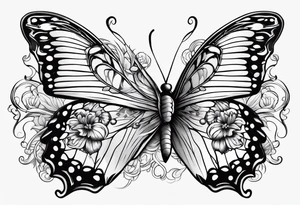 Butterflies tattoo idea