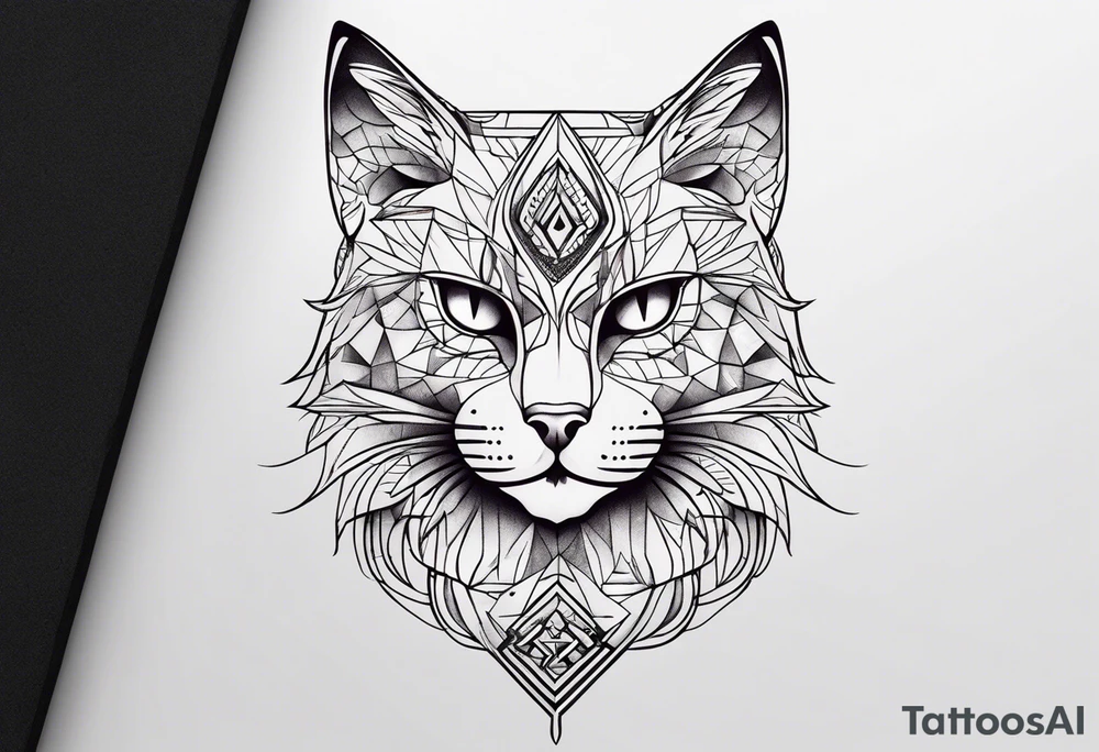 Black Cat tattoo idea