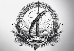 Spear of Longinus tattoo idea