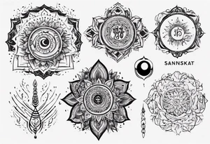 sanskrit for breathe tattoo idea