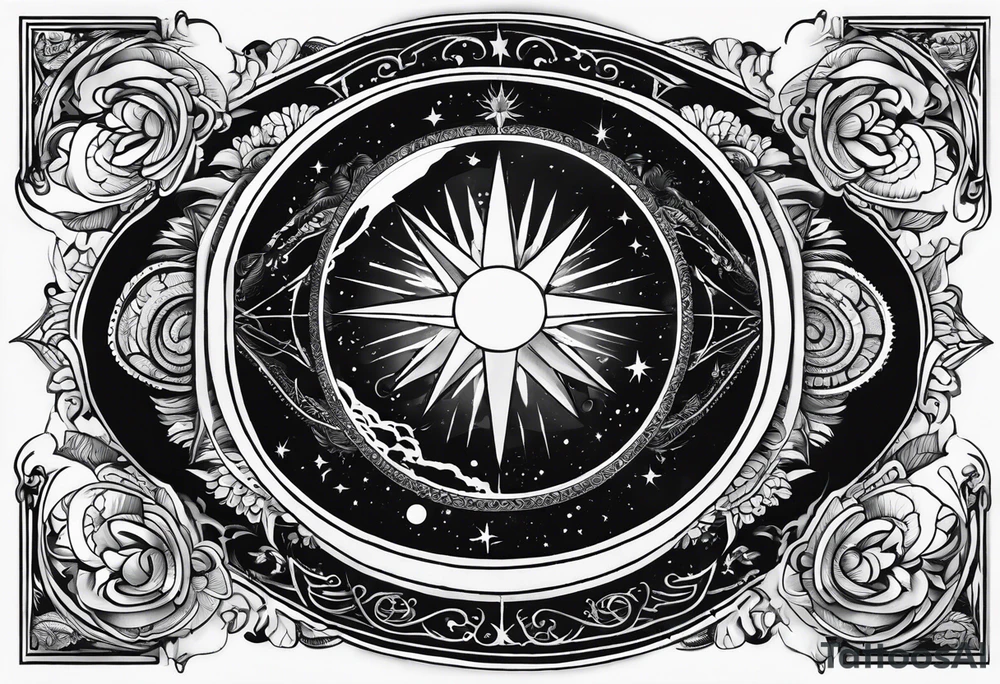 Flat earth simple flash tattoo tattoo idea