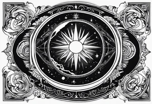 Flat earth simple flash tattoo tattoo idea