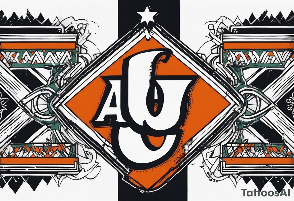 A banner that reads AO..BUSHWICK .HAH tattoo idea