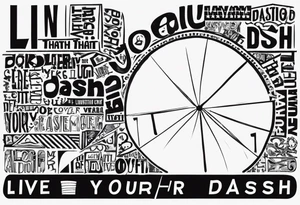 Text that says “-live your dash-“ tattoo idea