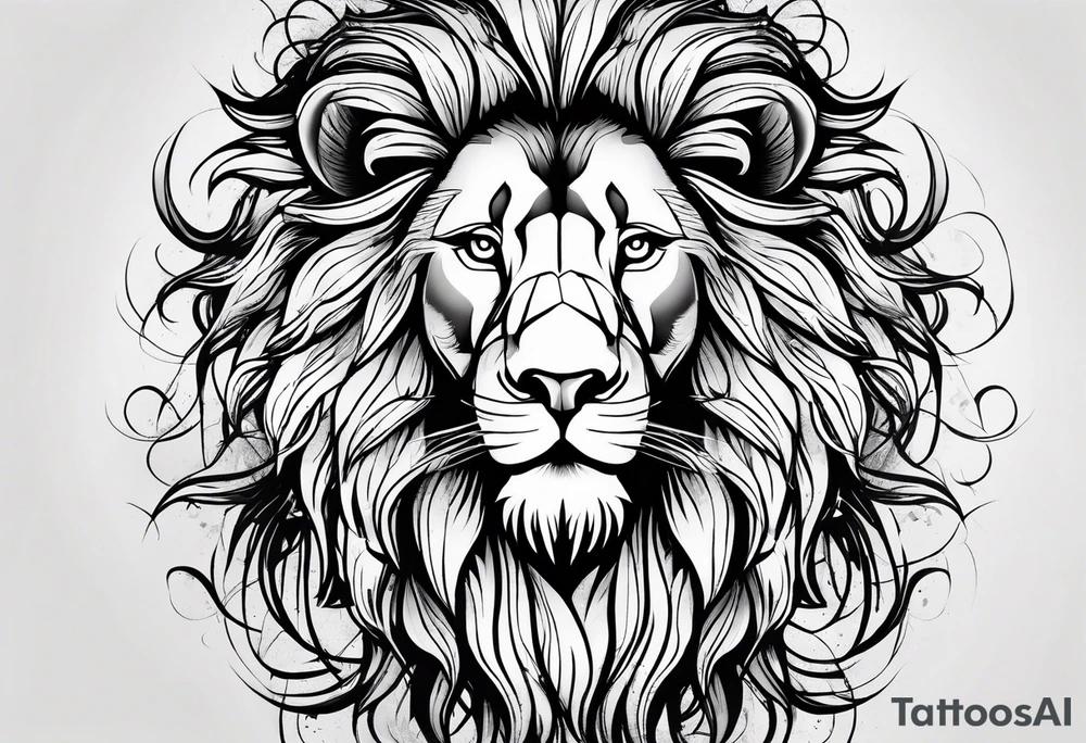 lion tattoo idea