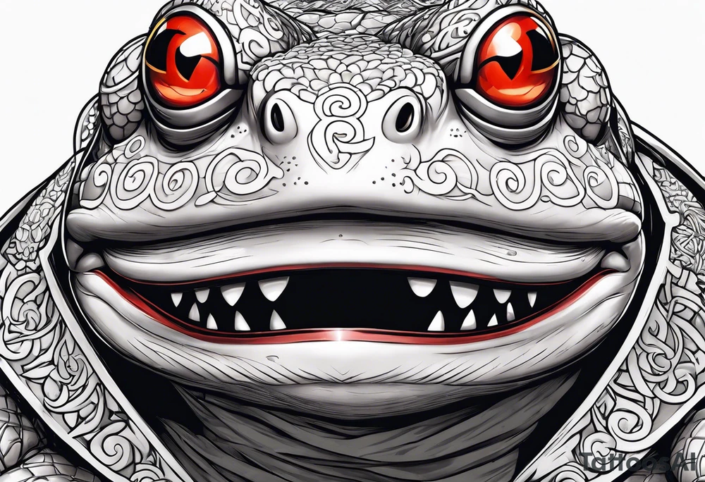 Jiraiya Naruto Gamakichi toad tattoo idea