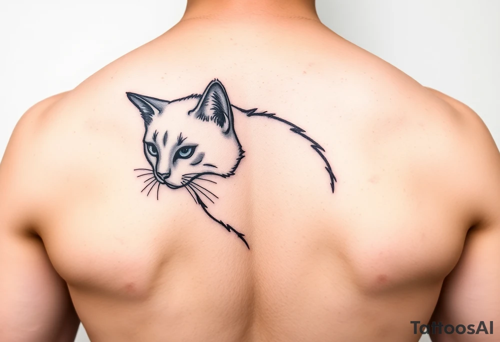 Black Cat tattoo idea