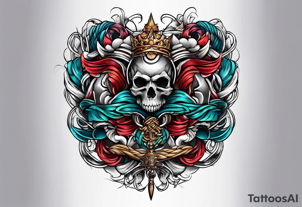 Rope knots tattoo idea