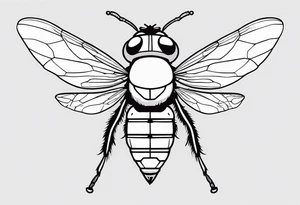 fly tattoo idea