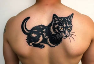 Black Cat tattoo idea