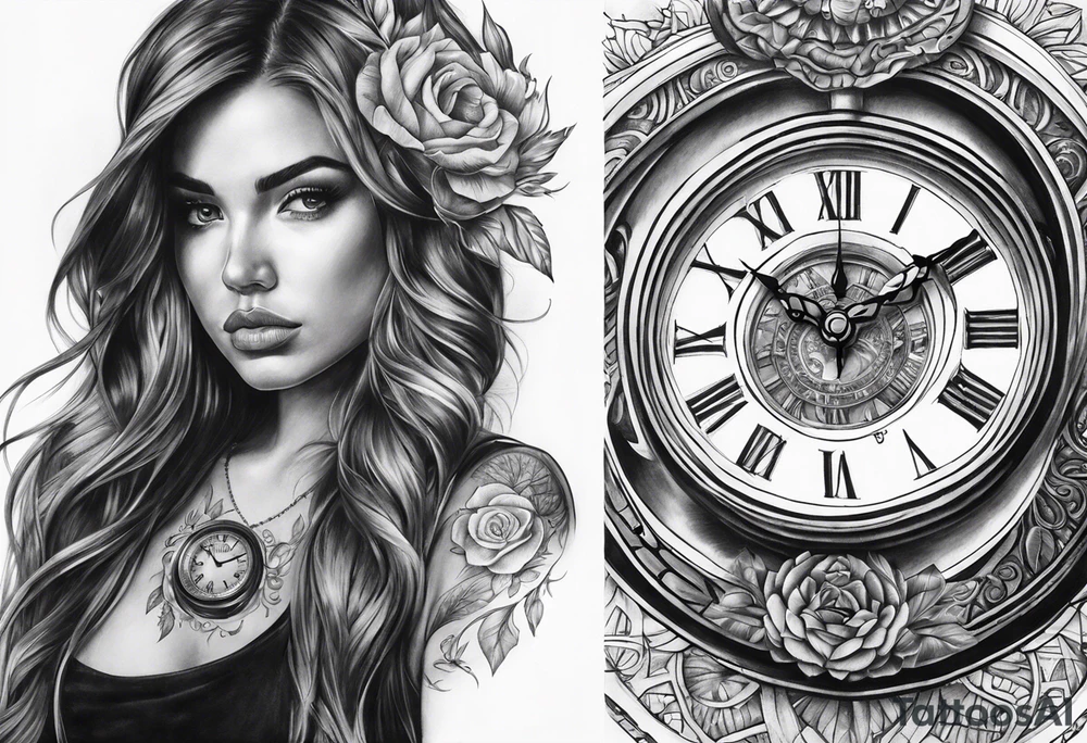 Chosen one with clock tattoo idea