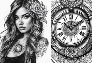 Chosen one with clock tattoo idea