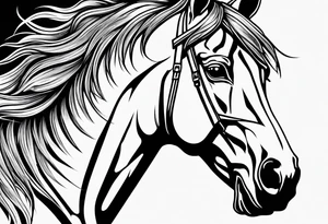 Pferd tattoo idea