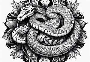 snake tattoo tattoo idea