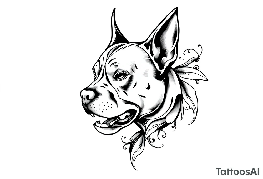 PITBULL tattoo idea