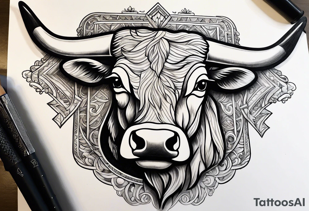 Texas longhorns and A&M aggies tattoo idea