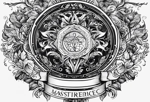 Minimalist last names - Lyons, Mast, Powers. tattoo idea