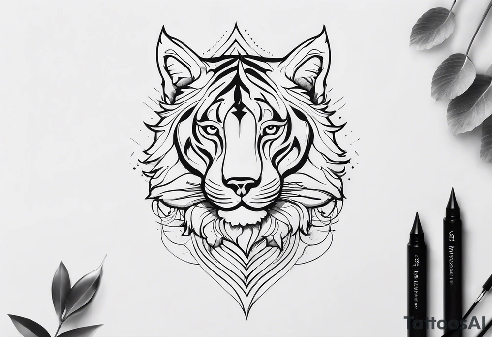 слово размазанное в линии tattoo idea