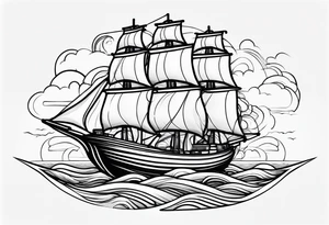 4 family self ocean sailing explore tattoo idea